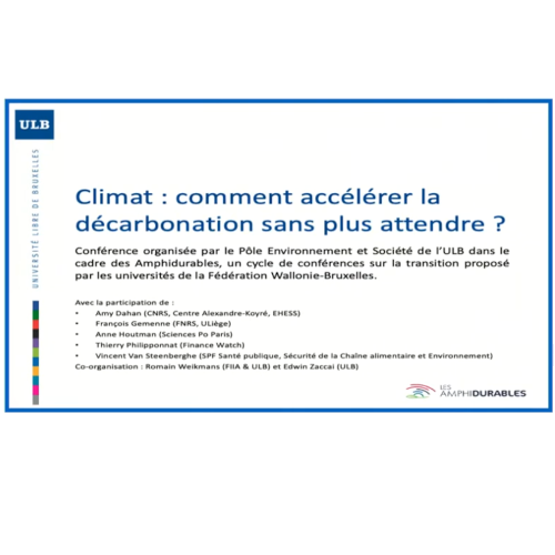 Conférence climat