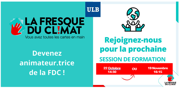 Affiche Formation animation fresque du climat 22/10 et 19/11